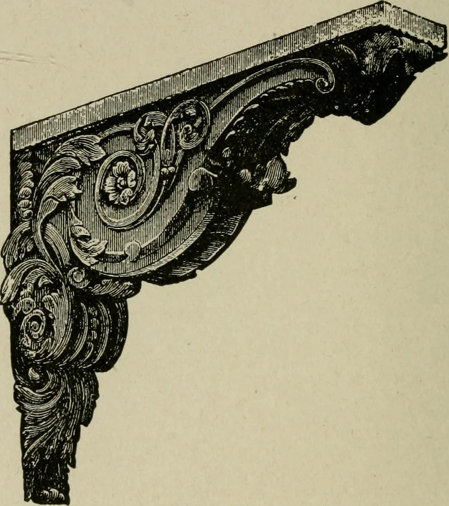 An illustration from The practical cabinet maker and furniture designer's assistant, with essays on history of furniture, taste in design, color and materials, with full explanation of the canons of good taste in furniture .., 1910, leaf 71