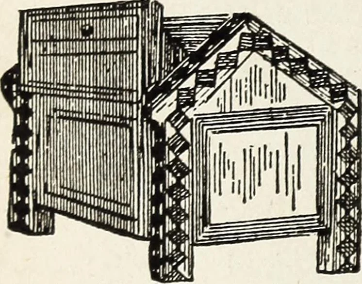 An illustration from The practical cabinet maker and furniture designer's assistant, with essays on history of furniture, taste in design, color and materials, with full explanation of the canons of good taste in furniture .., 1910, leaf 103
