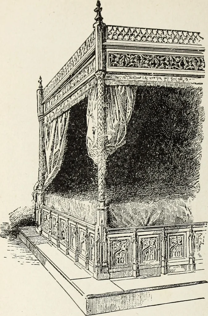 An illustration from The practical cabinet maker and furniture designer's assistant, with essays on history of furniture, taste in design, color and materials, with full explanation of the canons of good taste in furniture .., 1910, leaf 137