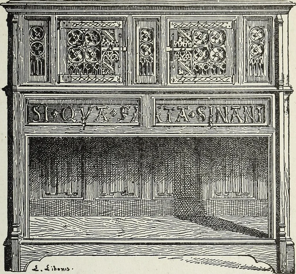 An illustration from The practical cabinet maker and furniture designer's assistant, with essays on history of furniture, taste in design, color and materials, with full explanation of the canons of good taste in furniture .., 1910, leaf 138