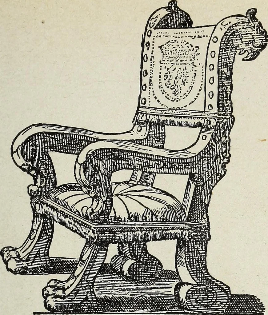 An illustration from The practical cabinet maker and furniture designer's assistant, with essays on history of furniture, taste in design, color and materials, with full explanation of the canons of good taste in furniture .., 1910, leaf 158