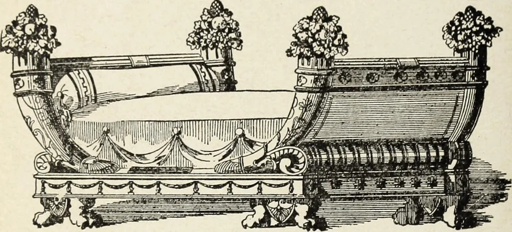 An illustration from The practical cabinet maker and furniture designer's assistant, with essays on history of furniture, taste in design, color and materials, with full explanation of the canons of good taste in furniture .., 1910, leaf 161