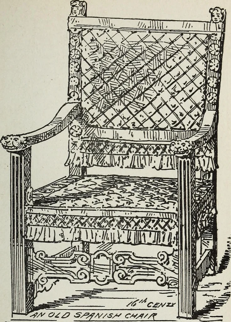 An illustration from The practical cabinet maker and furniture designer's assistant, with essays on history of furniture, taste in design, color and materials, with full explanation of the canons of good taste in furniture .., 1910, leaf 162