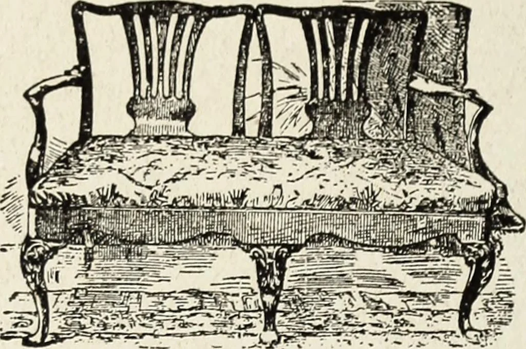 An illustration from The practical cabinet maker and furniture designer's assistant, with essays on history of furniture, taste in design, color and materials, with full explanation of the canons of good taste in furniture .., 1910, leaf 171
