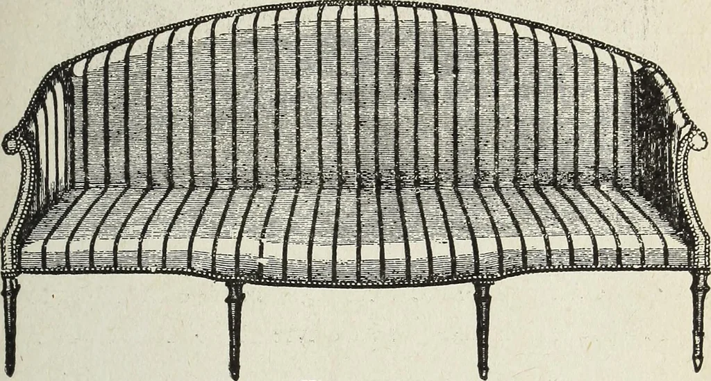 An illustration from The practical cabinet maker and furniture designer's assistant, with essays on history of furniture, taste in design, color and materials, with full explanation of the canons of good taste in furniture .., 1910, leaf 172