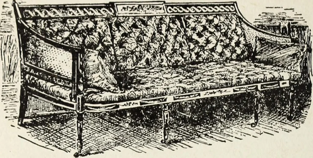 An illustration from The practical cabinet maker and furniture designer's assistant, with essays on history of furniture, taste in design, color and materials, with full explanation of the canons of good taste in furniture .., 1910, leaf 173