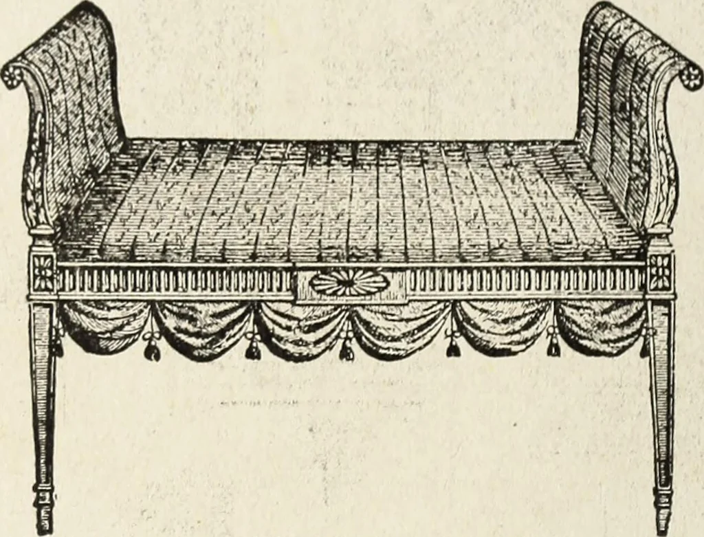 An illustration from The practical cabinet maker and furniture designer's assistant, with essays on history of furniture, taste in design, color and materials, with full explanation of the canons of good taste in furniture .., 1910, leaf 175