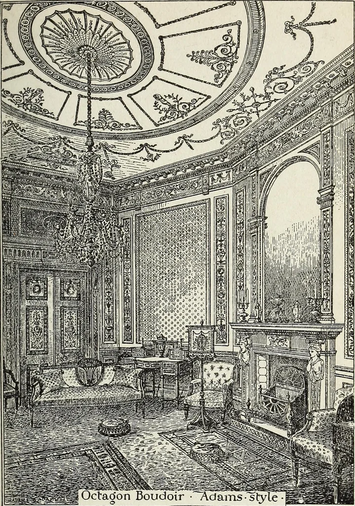 An illustration from The practical cabinet maker and furniture designer's assistant, with essays on history of furniture, taste in design, color and materials, with full explanation of the canons of good taste in furniture .., 1910, leaf 180