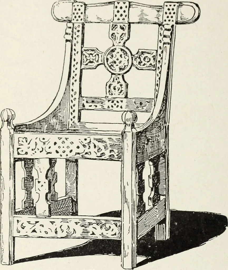 An illustration from The practical cabinet maker and furniture designer's assistant, with essays on history of furniture, taste in design, color and materials, with full explanation of the canons of good taste in furniture .., 1910, leaf 181