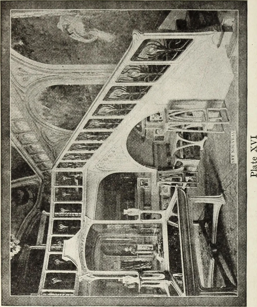 An illustration from The practical cabinet maker and furniture designer's assistant, with essays on history of furniture, taste in design, color and materials, with full explanation of the canons of good taste in furniture .., 1910, leaf 189