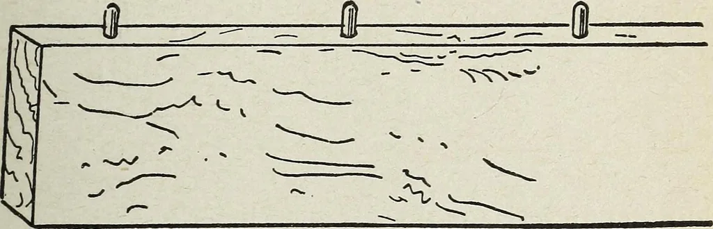 An illustration from The practical cabinet maker and furniture designer's assistant, with essays on history of furniture, taste in design, color and materials, with full explanation of the canons of good taste in furniture .., 1910, leaf 216