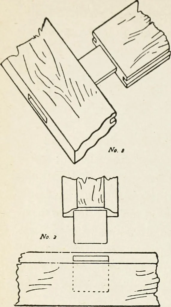 An illustration from The practical cabinet maker and furniture designer's assistant, with essays on history of furniture, taste in design, color and materials, with full explanation of the canons of good taste in furniture .., 1910, leaf 221