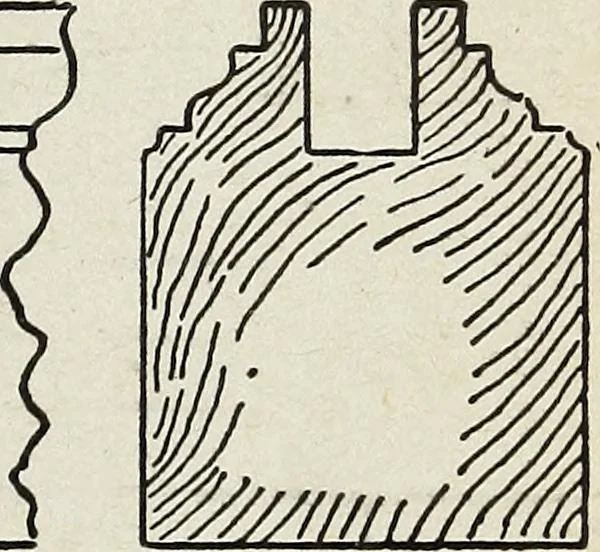 An illustration from The practical cabinet maker and furniture designer's assistant, with essays on history of furniture, taste in design, color and materials, with full explanation of the canons of good taste in furniture .., 1910, leaf 224