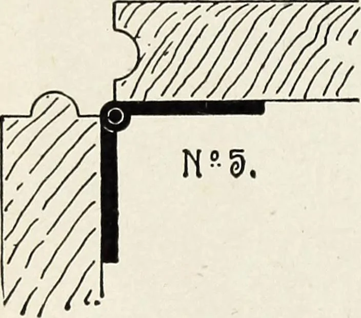 An illustration from The practical cabinet maker and furniture designer's assistant, with essays on history of furniture, taste in design, color and materials, with full explanation of the canons of good taste in furniture .., 1910, leaf 235
