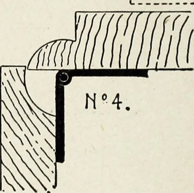 An illustration from The practical cabinet maker and furniture designer's assistant, with essays on history of furniture, taste in design, color and materials, with full explanation of the canons of good taste in furniture .., 1910, leaf 235
