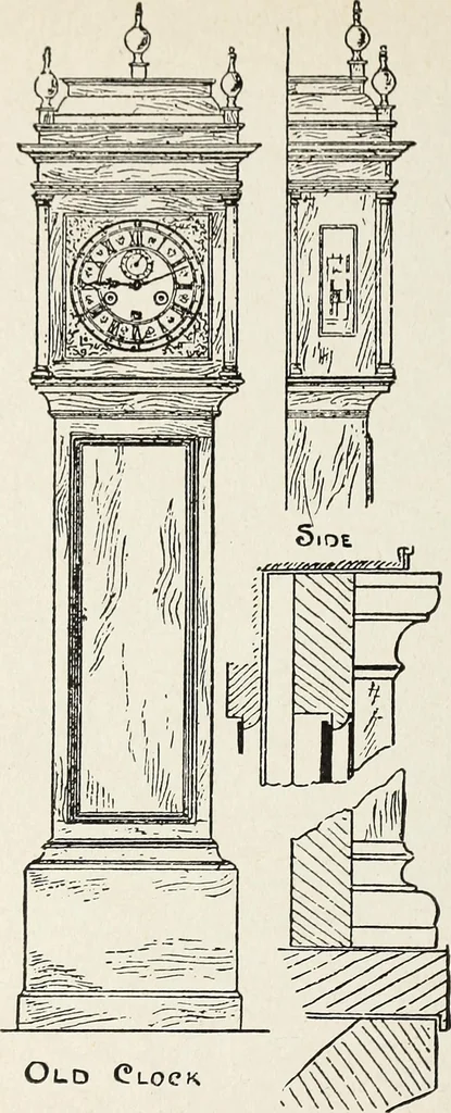 An illustration from The practical cabinet maker and furniture designer's assistant, with essays on history of furniture, taste in design, color and materials, with full explanation of the canons of good taste in furniture .., 1910, leaf 259