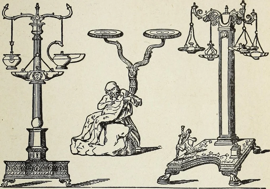 An illustration from The practical cabinet maker and furniture designer's assistant, with essays on history of furniture, taste in design, color and materials, with full explanation of the canons of good taste in furniture .., 1910, leaf 26