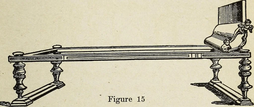 An illustration from The practical cabinet maker and furniture designer's assistant, with essays on history of furniture, taste in design, color and materials, with full explanation of the canons of good taste in furniture .., 1910, leaf 28