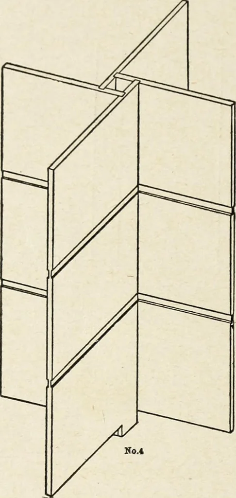 An illustration from The practical cabinet maker and furniture designer's assistant, with essays on history of furniture, taste in design, color and materials, with full explanation of the canons of good taste in furniture .., 1910, leaf 307