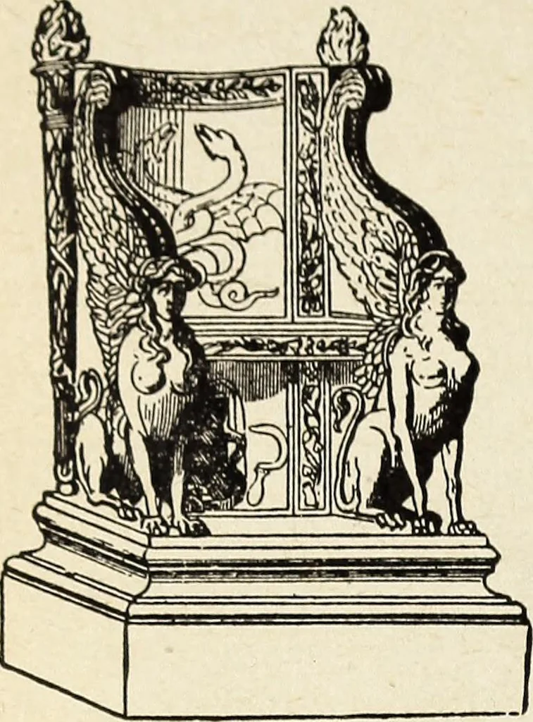 An illustration from The practical cabinet maker and furniture designer's assistant, with essays on history of furniture, taste in design, color and materials, with full explanation of the canons of good taste in furniture .., 1910, leaf 31