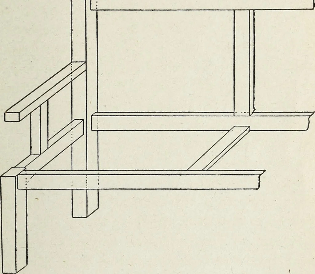 An illustration from The practical cabinet maker and furniture designer's assistant, with essays on history of furniture, taste in design, color and materials, with full explanation of the canons of good taste in furniture .., 1910, leaf 314