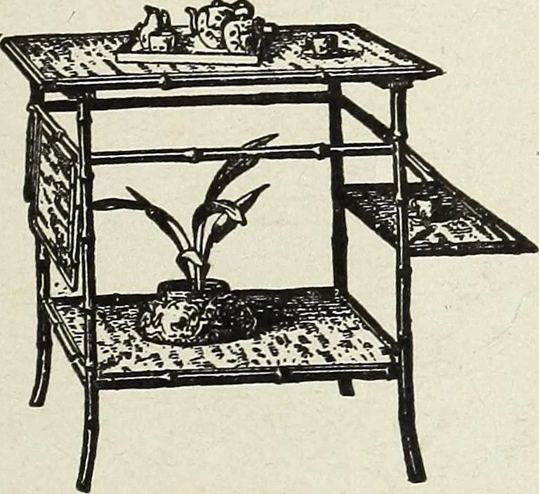An illustration from The practical cabinet maker and furniture designer's assistant, with essays on history of furniture, taste in design, color and materials, with full explanation of the canons of good taste in furniture .., 1910, leaf 320