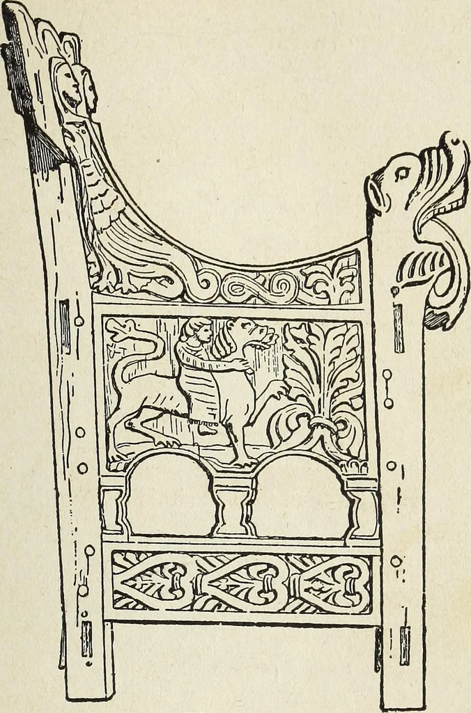 An illustration from The practical cabinet maker and furniture designer's assistant, with essays on history of furniture, taste in design, color and materials, with full explanation of the canons of good taste in furniture .., 1910, leaf 34