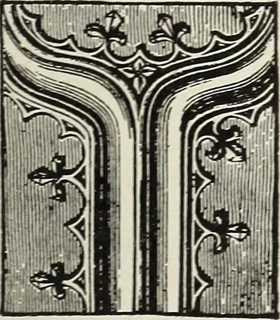 An illustration from The practical cabinet maker and furniture designer's assistant, with essays on history of furniture, taste in design, color and materials, with full explanation of the canons of good taste in furniture .., 1910, leaf 36