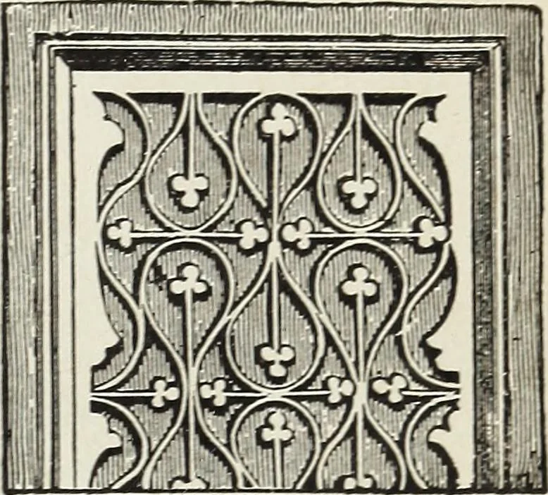 An illustration from The practical cabinet maker and furniture designer's assistant, with essays on history of furniture, taste in design, color and materials, with full explanation of the canons of good taste in furniture .., 1910, leaf 36