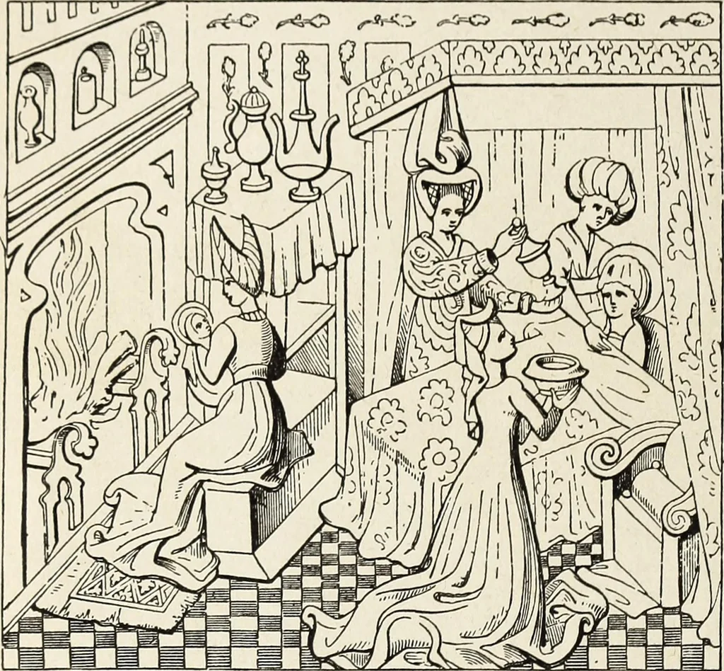 An illustration from The practical cabinet maker and furniture designer's assistant, with essays on history of furniture, taste in design, color and materials, with full explanation of the canons of good taste in furniture .., 1910, leaf 39