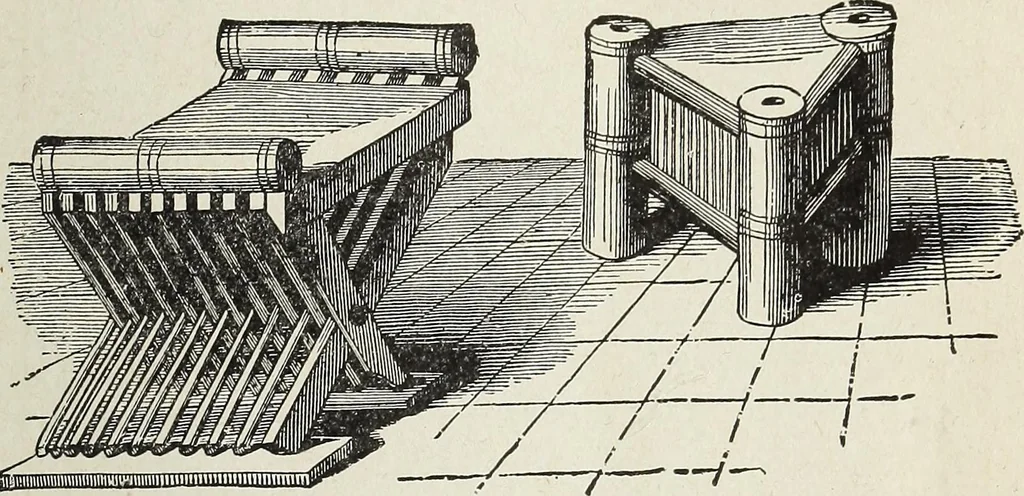 An illustration from The practical cabinet maker and furniture designer's assistant, with essays on history of furniture, taste in design, color and materials, with full explanation of the canons of good taste in furniture .., 1910, leaf 40