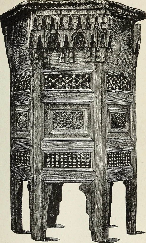 An illustration from The practical cabinet maker and furniture designer's assistant, with essays on history of furniture, taste in design, color and materials, with full explanation of the canons of good taste in furniture .., 1910, leaf 44