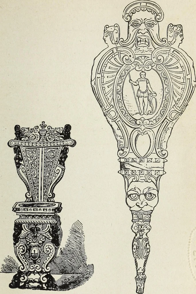 An illustration from The practical cabinet maker and furniture designer's assistant, with essays on history of furniture, taste in design, color and materials, with full explanation of the canons of good taste in furniture .., 1910, leaf 48
