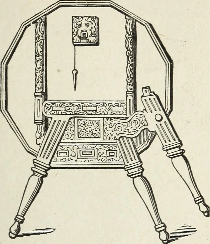 An illustration from The practical cabinet maker and furniture designer's assistant, with essays on history of furniture, taste in design, color and materials, with full explanation of the canons of good taste in furniture .., 1910, leaf 56