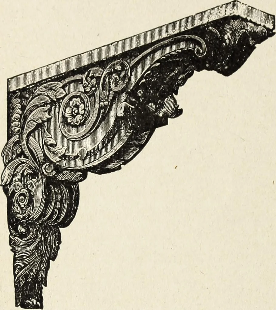 An illustration from The practical cabinet maker and furniture designer's assistant, with essays on history of furniture, taste in design, color and materials, with full explanation of the canons of good taste in furniture .., 1910, leaf 67
