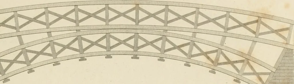 An illustration from Practical carpentry, joinery, and cabinet-making : being a new and complete system of lines for the use of workmen, founded on accurate geometrical and mechanical principles ... / by Peter Nicholson ; revised by Thomas Tredgold, 1853, leaf 354