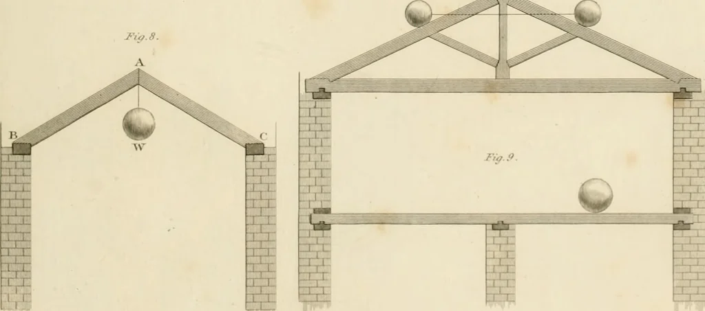 An illustration from Practical carpentry, joinery, and cabinet-making : being a new and complete system of lines for the use of workmen, founded on accurate geometrical and mechanical principles ... / by Peter Nicholson ; revised by Thomas Tredgold, 1853, leaf 358