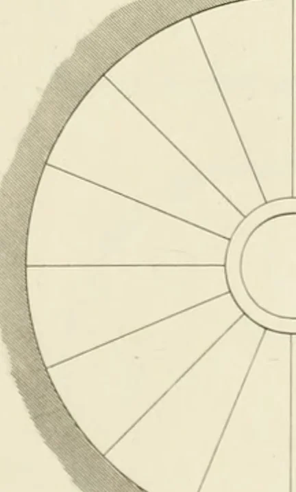 An illustration from Practical carpentry, joinery, and cabinet-making : being a new and complete system of lines for the use of workmen, founded on accurate geometrical and mechanical principles ... / by Peter Nicholson ; revised by Thomas Tredgold, 1853, leaf 426