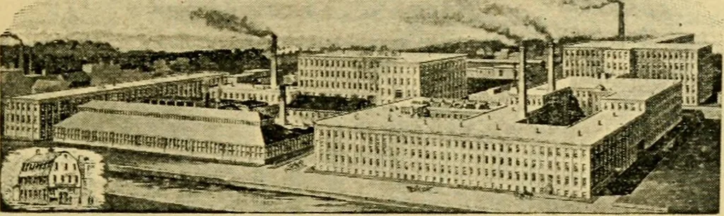 An illustration from Practical cotton calculations : a treatise relating to cotton yarn, cloth structure, loom and miscellaneous cotton mill calculations, 1901, leaf 130