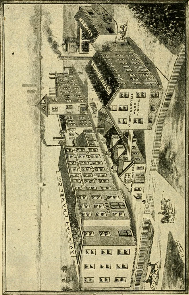 An illustration from Practical cotton calculations : a treatise relating to cotton yarn, cloth structure, loom and miscellaneous cotton mill calculations, 1901, leaf 135