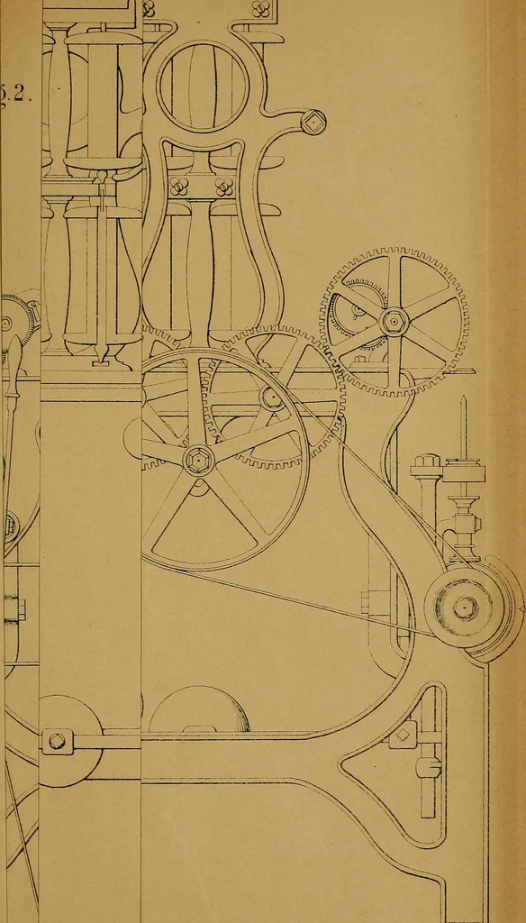 An illustration from The practical cotton spinner, and manufacturer; the managers', overlookers', and mechanics' companion, 1851, leaf 452