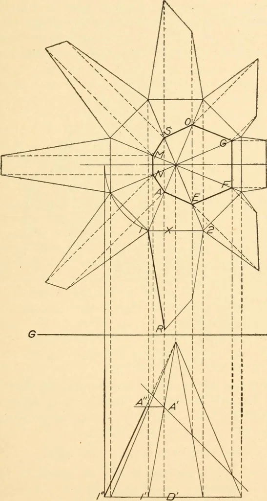 An illustration from A practical course in mechanical drawing for individual study and shop classes, trade and high schools, 1912, leaf 110
