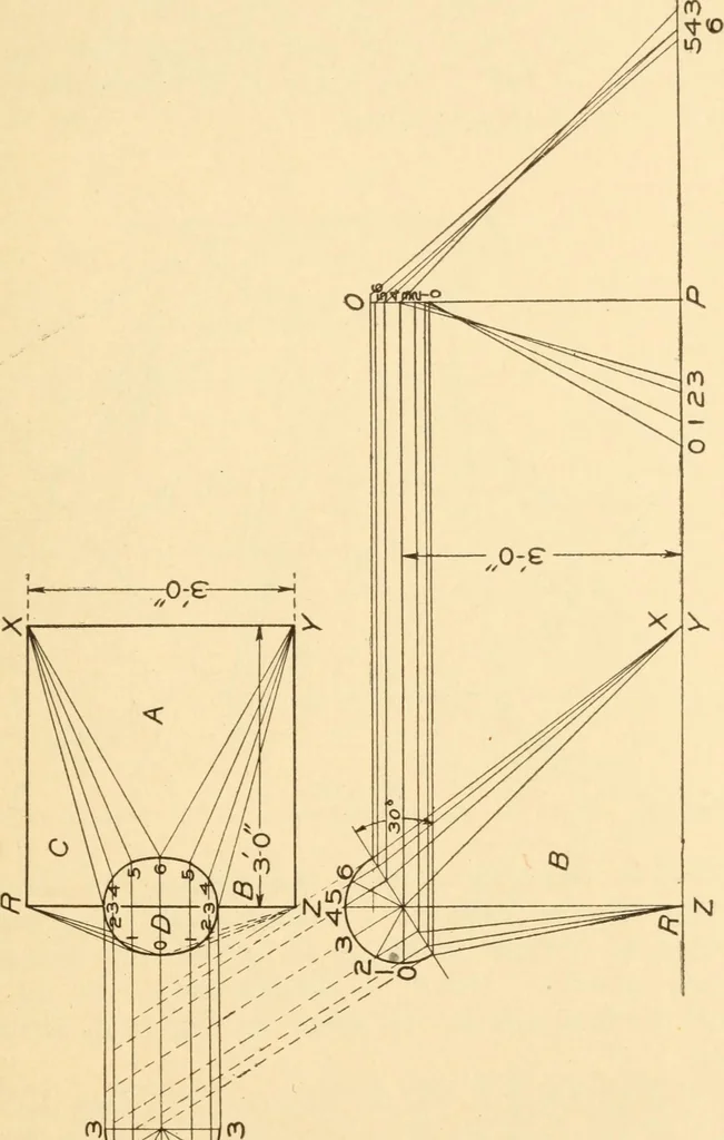 An illustration from A practical course in mechanical drawing for individual study and shop classes, trade and high schools, 1912, leaf 136