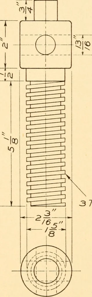An illustration from A practical course in mechanical drawing for individual study and shop classes, trade and high schools, 1912, leaf 149