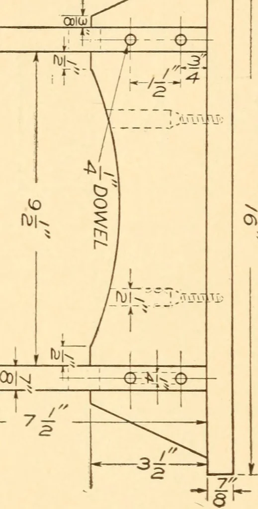 An illustration from A practical course in mechanical drawing for individual study and shop classes, trade and high schools, 1912, leaf 151