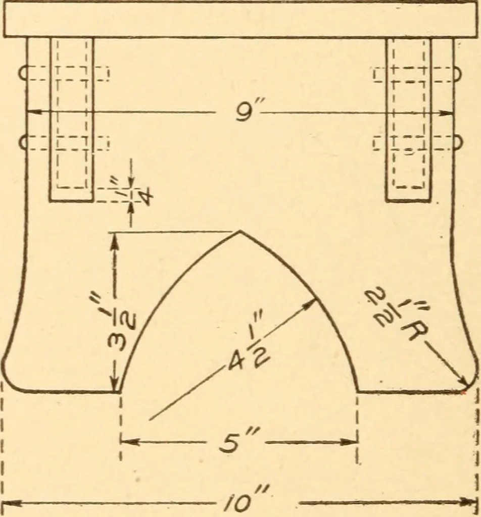 An illustration from A practical course in mechanical drawing for individual study and shop classes, trade and high schools, 1912, leaf 151