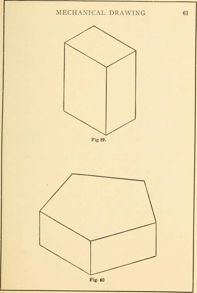 An illustration from A practical course in mechanical drawing for individual study and shop classes, trade and high schools, 1912, leaf 64