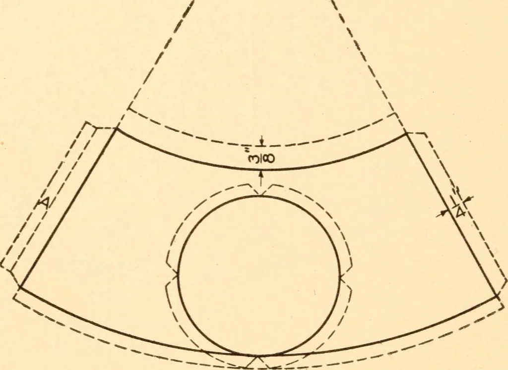 An illustration from A practical course in mechanical drawing for individual study and shop classes, trade and high schools, 1912, leaf 99