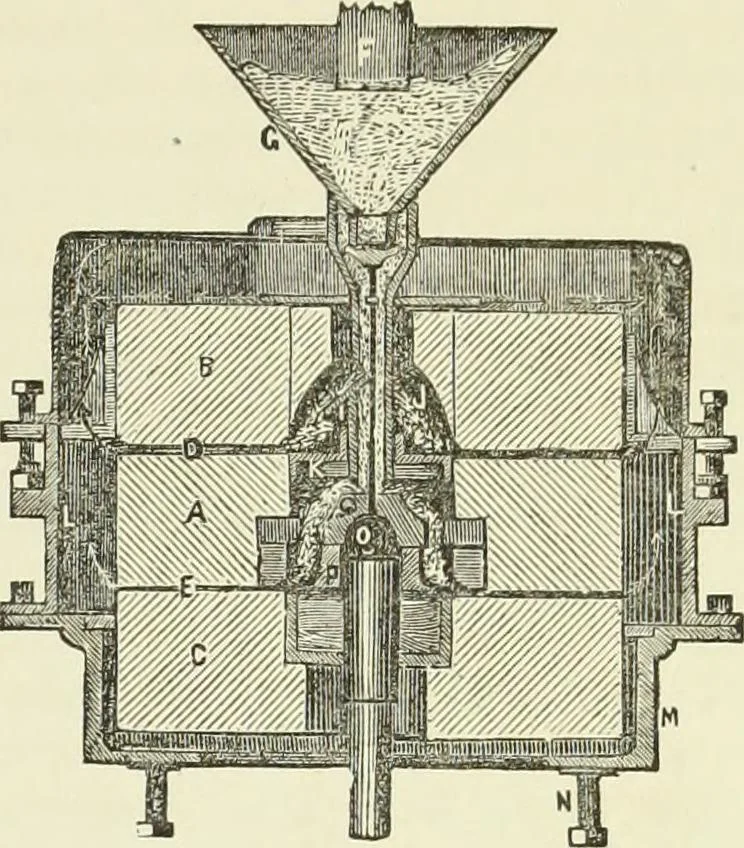 An illustration from The practical draughtsman's book of industrial design and machinist's and engineer's companion : forming a complete course of mechanical, engineering and architectural drawing, 1866, leaf 178