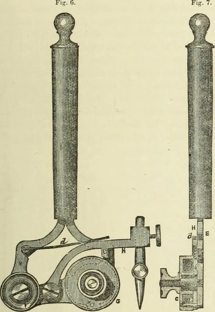An illustration from The practical draughtsman's book of industrial design and machinist's and engineer's companion : forming a complete course of mechanical, engineering and architectural drawing, 1866, leaf 198